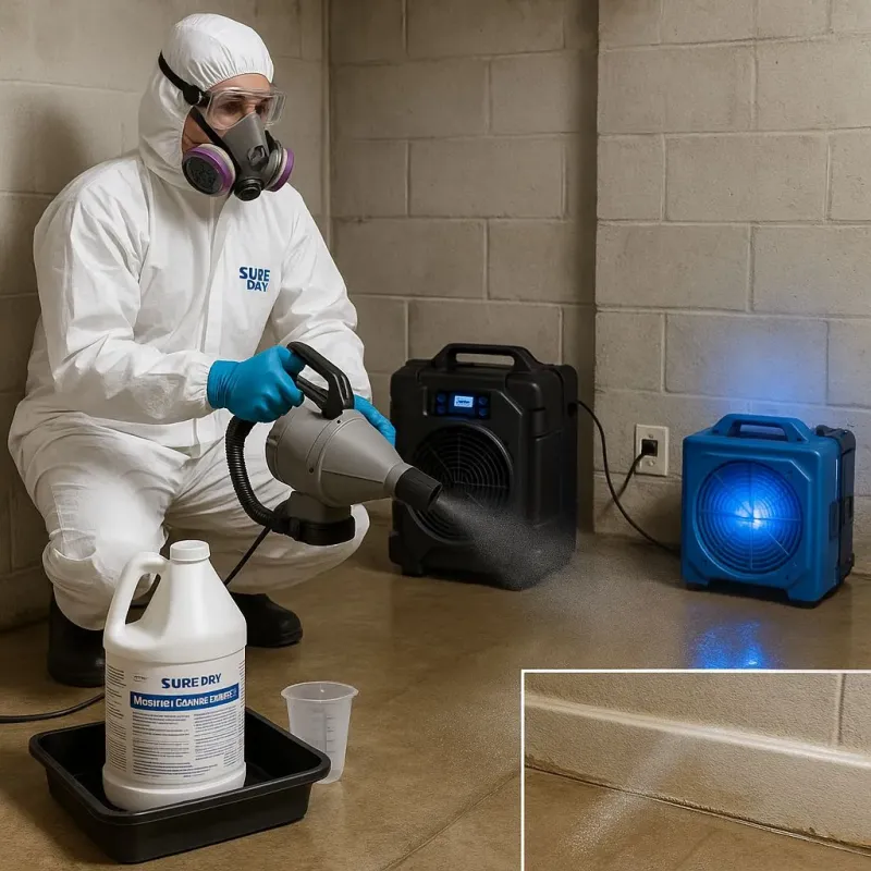 Sanitization and Odor Removal process in Euharlee, GA