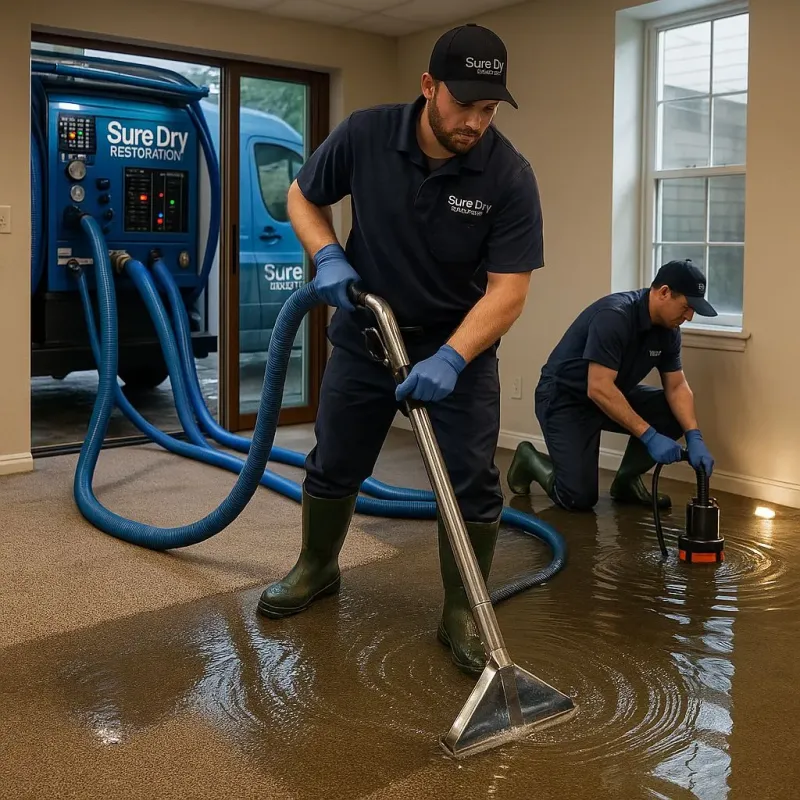 Water Extraction and Removal process in Euharlee, GA